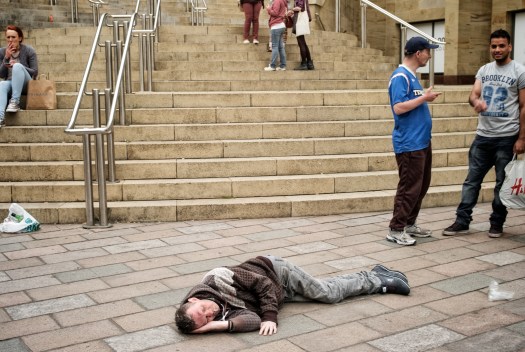 Pavement sleeping Glasgow