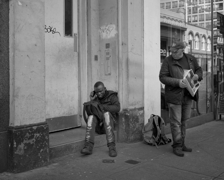 SELLER STARING AT MAN ON STEP 354